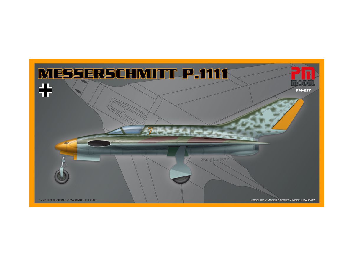 1/72 メッサーシュミット P.1111 (2種類のドイツ空軍デカール付属)