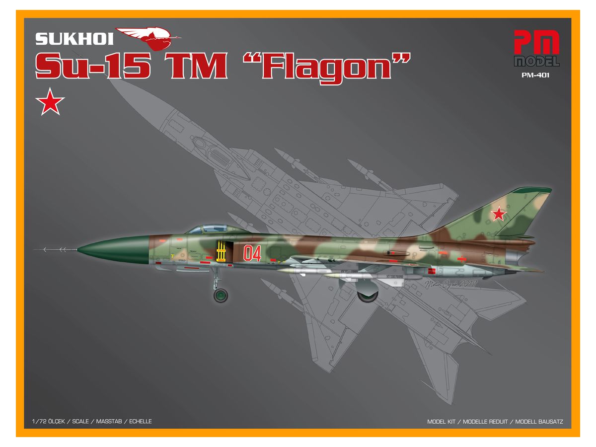 1/72 スホーイ Su-15TM フラゴン (2種類のソ連空軍デカール付属)