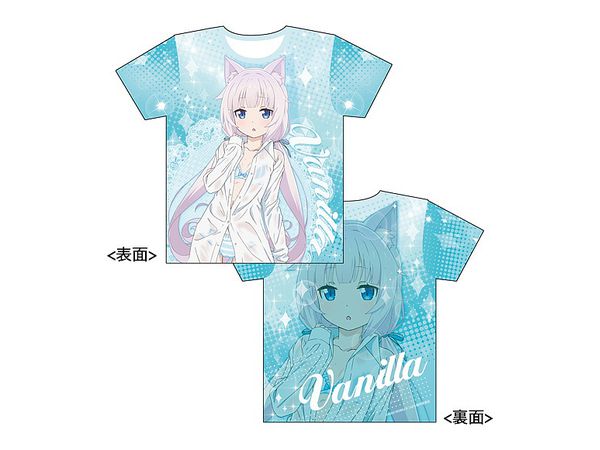 ネコぱら 描き下ろしフルグラフィックTシャツ