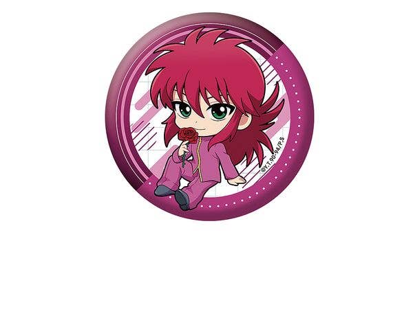 幽遊白書: ぺたん娘缶バッジ 蔵馬