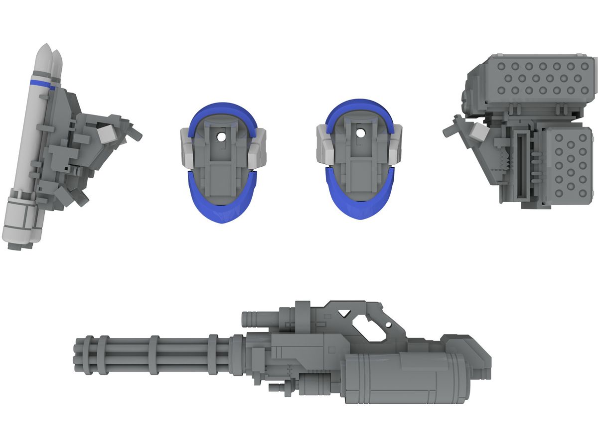 1/35 X-4+(PD-802) 装甲歩兵用 武装セット3 [武装取り付け用肩パーツ&DRu35 MLC&R25ロケット&M7Aガトリング砲]	