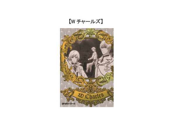 黒執事 Book of Circus スクエア缶バッジ Wチャールズ