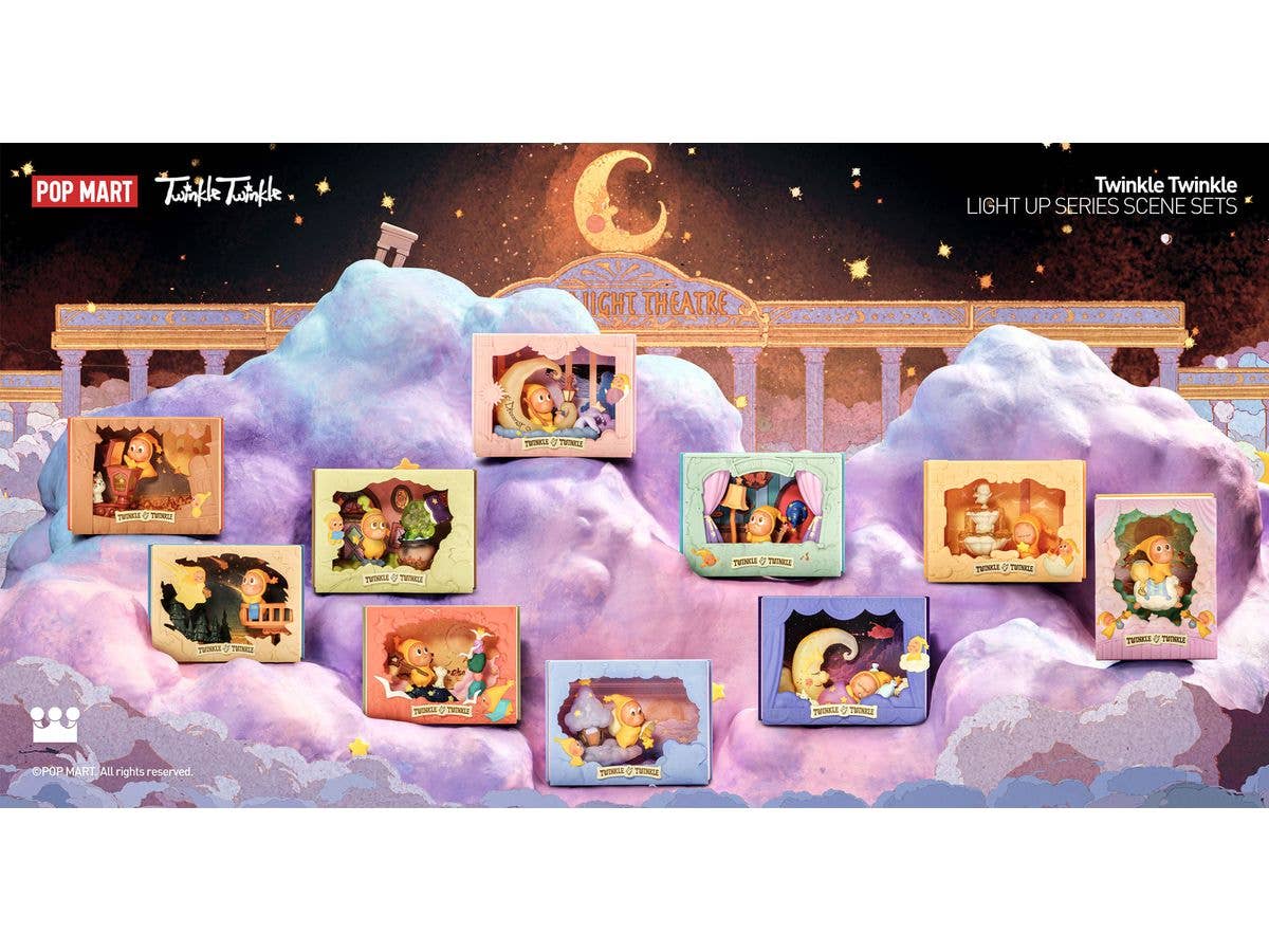 Twinkle Twinkle Light Up シリーズシーンセット 1Box 9pcs