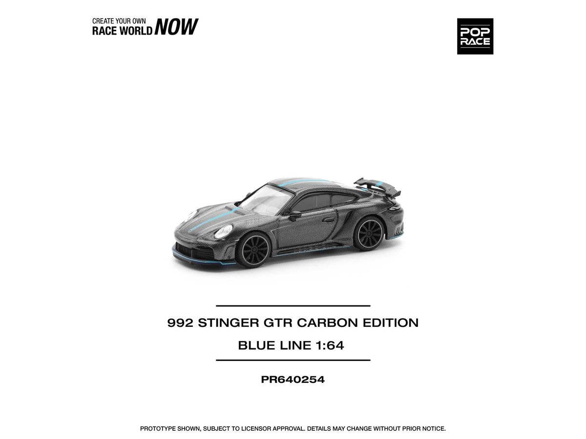 1/64 992 STINGER GTR CARBON EDITION (BLUE LINE)