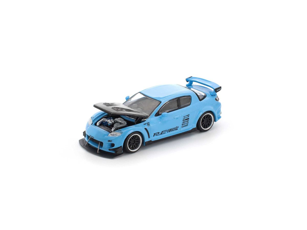 1/64 MAZDA RX-8 RE-AMEMIYA - LIGHT BLUE