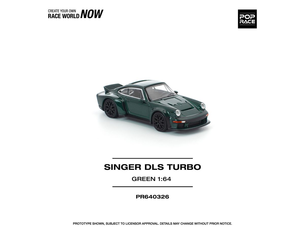 1/64 SINGER DLS TURBO (ROAD) GREEN