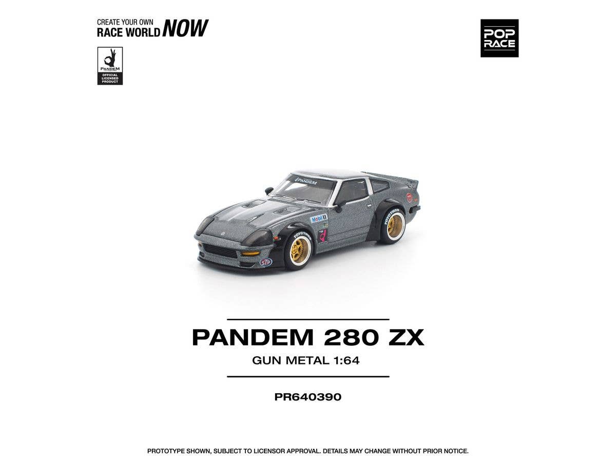 1/64  PANDEM 280ZX GUN METAL