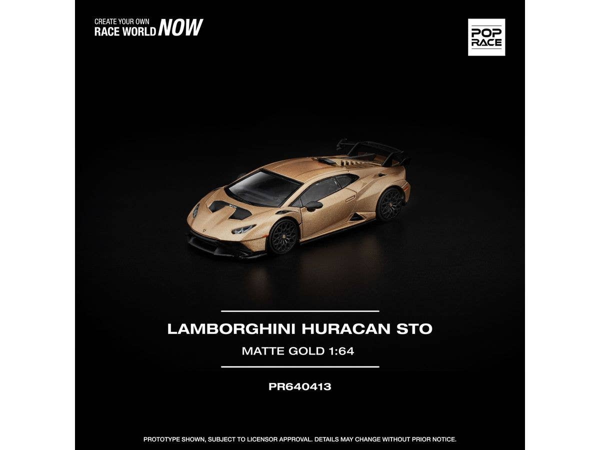 1/64 LAMBORGHINI HURACAN STO MATTE GOLD