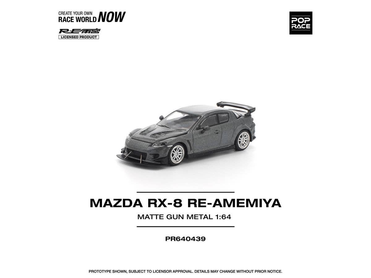 1/64 MAZDA RX-8 RE-AMEMIYA GUN METAL