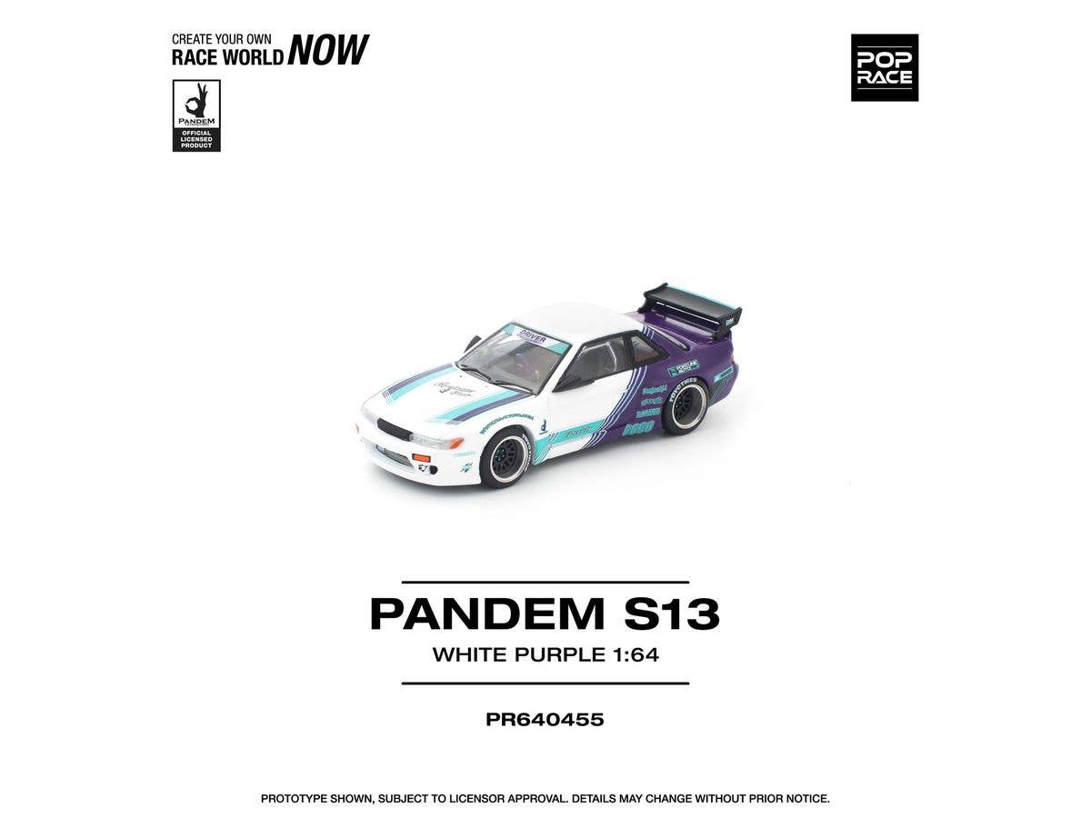 1/64  PANDEM S13 WHITE PURPLE