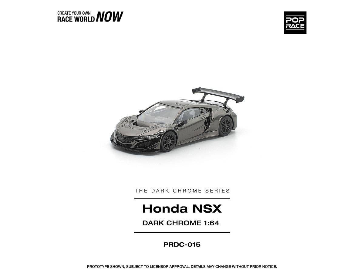 1/64 HONDA NSX GT3 EVO22 DARK CHROME
