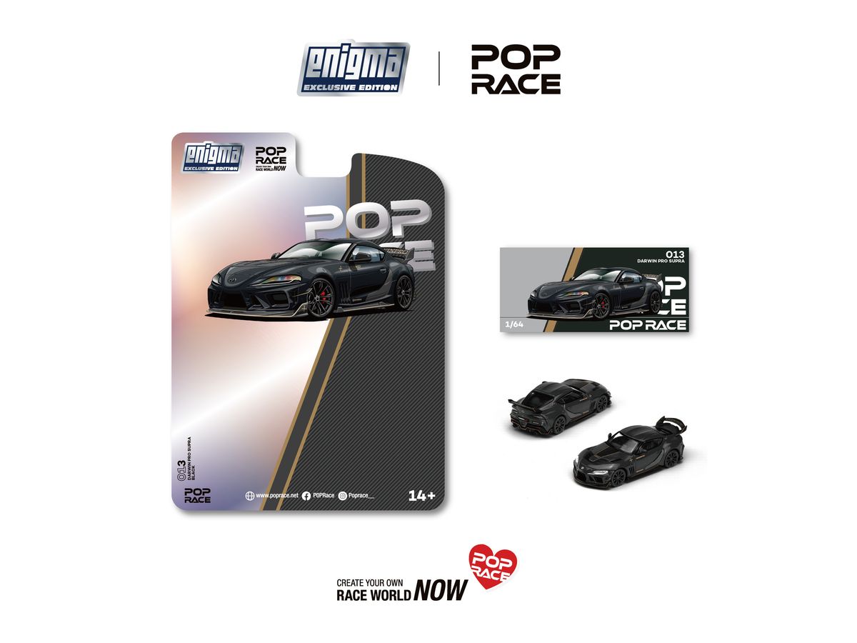 1/64 DARWIN PRO 66G NWB SUPRA (A90) - MIDNIGHT BLACK