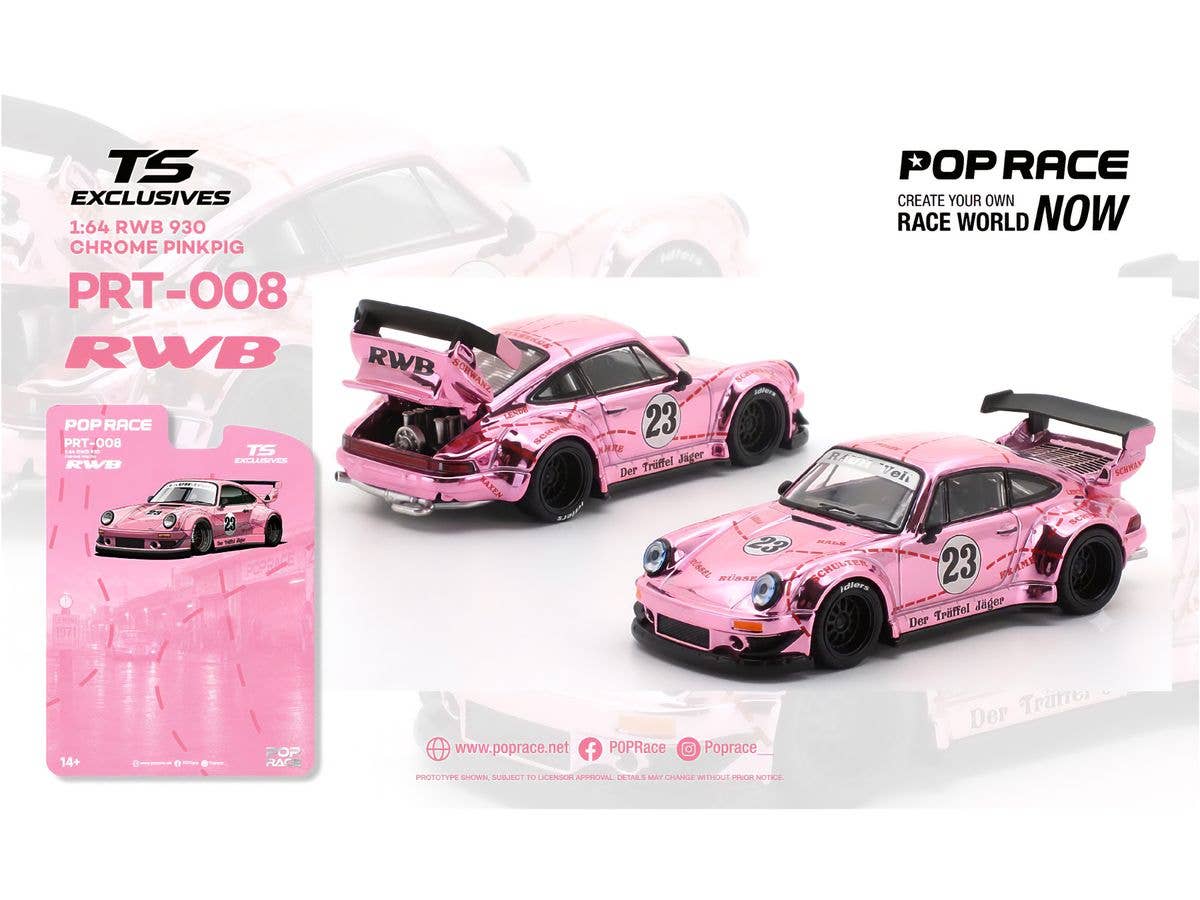 1/64 RWB 930 CHROME PINK PIG
