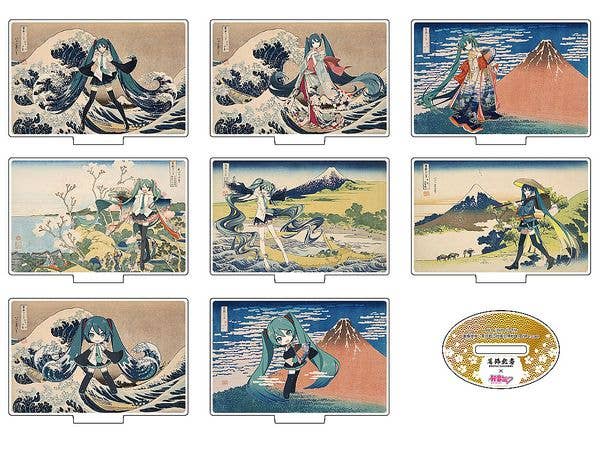 葛飾北斎x初音ミク アクリルスタンド 1Box 8pcs