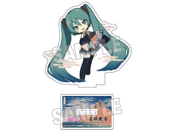 初音ミクx葛飾北斎 iXima ダイカットアクリルスタンド 凱風快晴 ミニキャラ