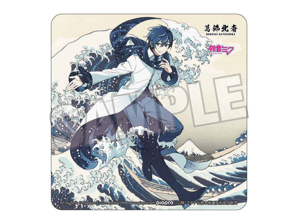 葛飾北斎x初音ミク Rella ステッカー KAITO 神奈川沖浪裏 | HLJ.co.jp