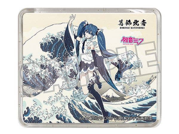 葛飾北斎x初音ミク Rella 布ポスター MEIKO 凱風快晴 | HLJ.co.jp