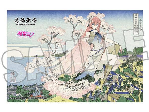 葛飾北斎x初音ミク Rella キャンバスアート KAITO 神奈川沖浪裏 | HLJ