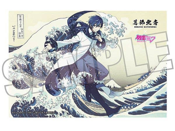 葛飾北斎x初音ミク Rella ポストカード 鏡音リン 甲州三坂水面 | HLJ.co.jp