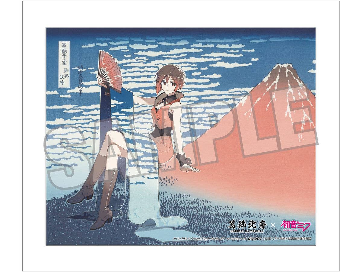 葛飾北斎x初音ミク Rella 立体マグネット 初音ミク 神奈川沖浪裏 | HLJ