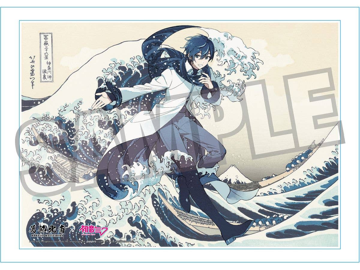 葛飾北斎x初音ミク Rella ステッカー 初音ミク 神奈川沖浪裏 | HLJ.co.jp