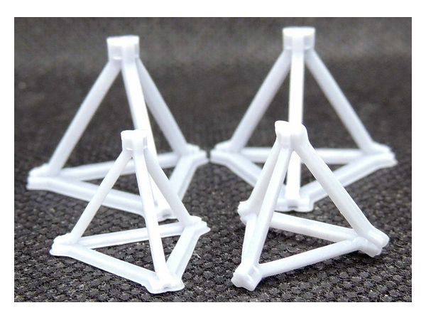 三角鉄骨バリケード 2種 10個セット (1/144 - 1/150)