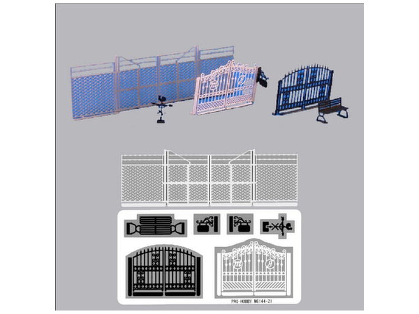 1/144 ヨーロッパフェンス&門