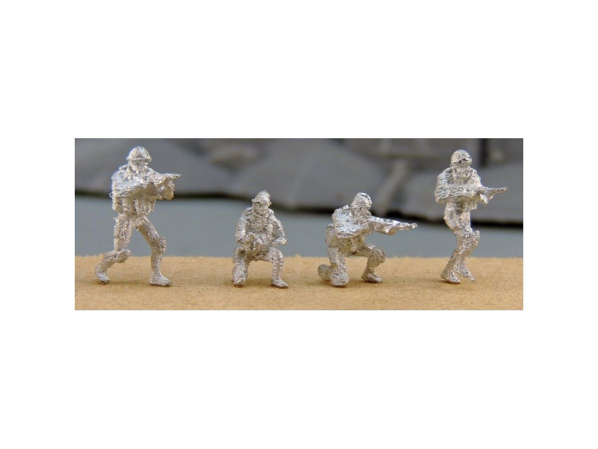 1/144 戦闘兵セットD 素地 各2個8体セット