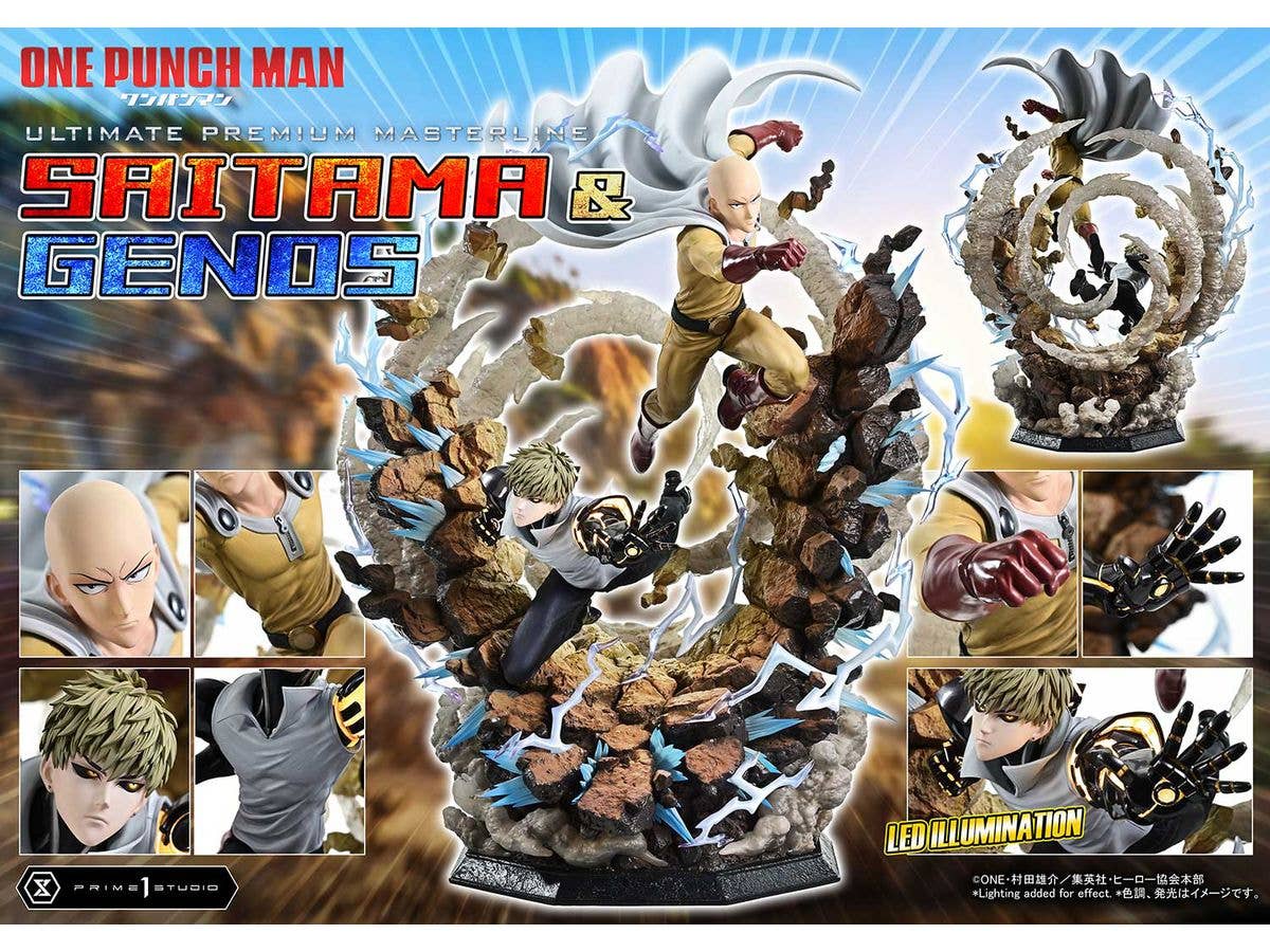 1/4 アルティメットプレミアムマスターライン ワンパンマン サイタマ&ジェノス