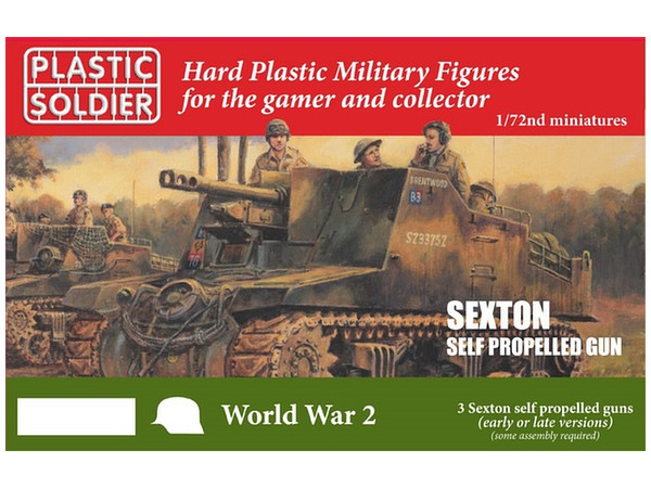 1/72 イギリス軍 セクストンMk.II 自走砲 前期型/後期型 (車両x3)