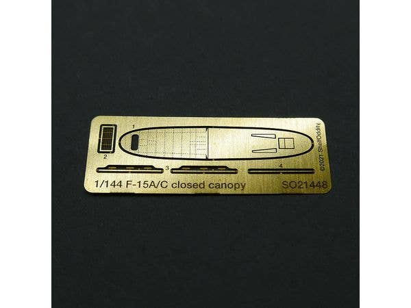 1/144 F-15A/C バキュームキャノピー w/エッチングパーツ (2個入) (レベル用)