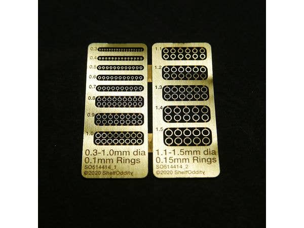 リングエッチングパーツ (直径0.3mm-1.5mm)