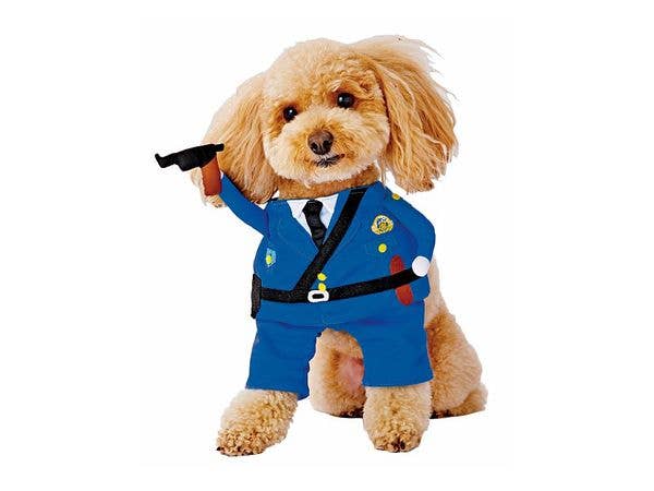 犬用変身着ぐるみウェア おまわりさん M