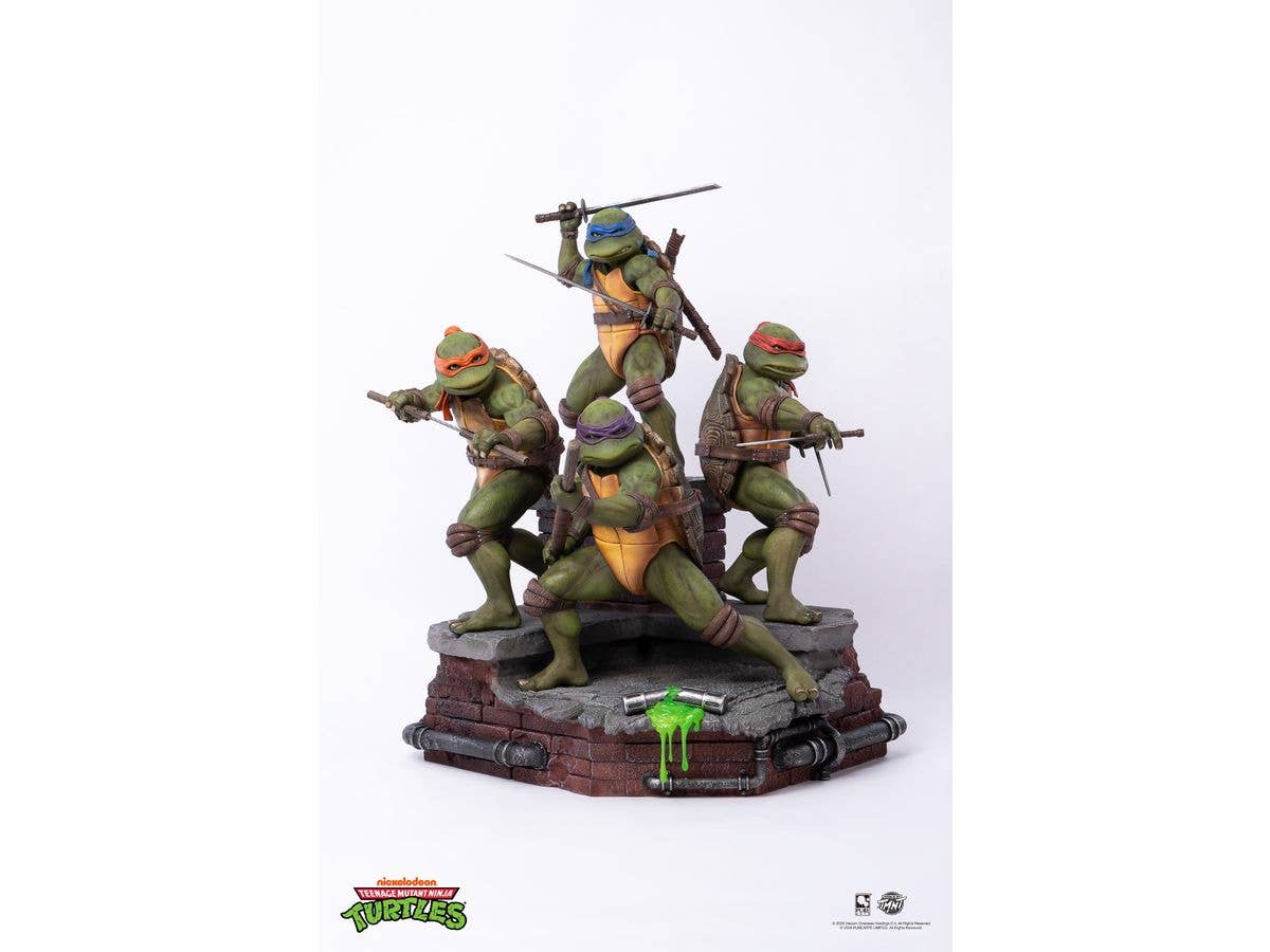 1/6 TMNT ティーンエイジ・ミュータント・ニンジャ・タートルズ 1990/ タートルズ ジオラマ スタチュー