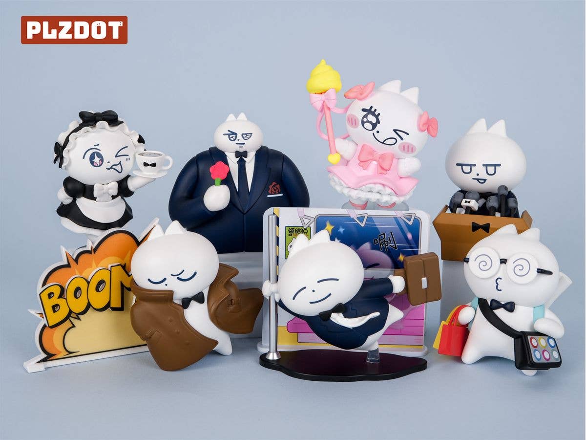 ネクタイ猫 私のような子猫シリーズ ブラインドボックスフィギュア 1Box 6pcs