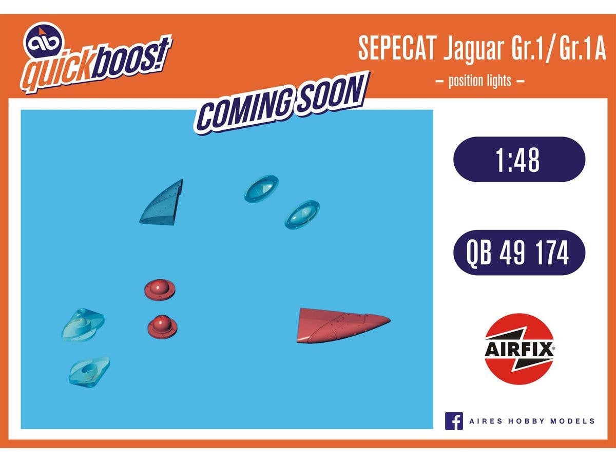 1/48 ジャギュア GR.1/GR.1A 航空灯 (エアフィックス用)