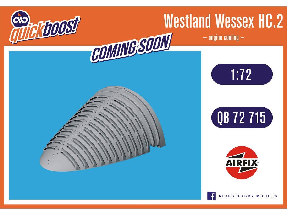 1/72 ウェストランドウェセックス HC.2トランスミッションカバー (エアフィックス用)