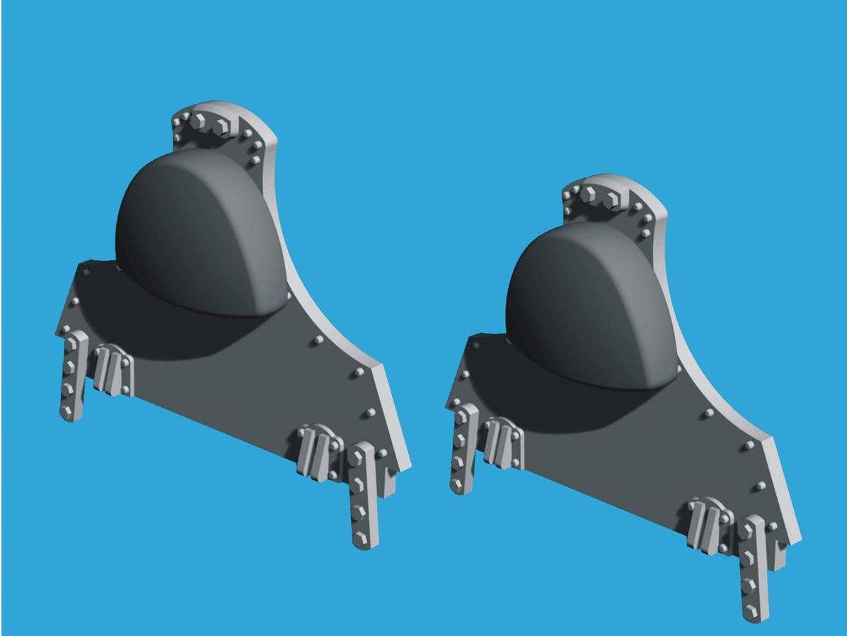 1/72 F4U-1 コルセアヘッドレスト タイプB (2個入) (タミヤ用)