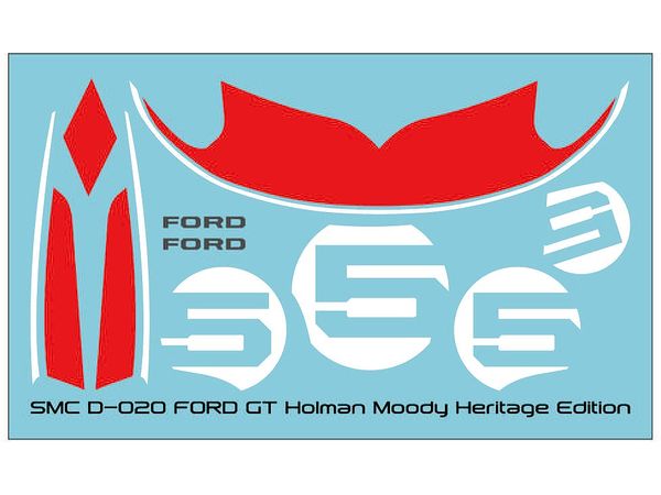 1/24 フォード GT ホルマン・ムーディ ヘリテージ エディション デカール for T