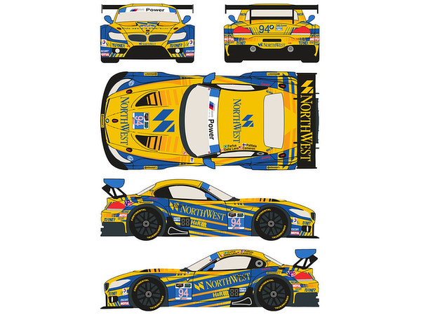 1/24 BMW Z4 GT3 カーNo.94 デイトナ24時間 2014 (フジミ用)
