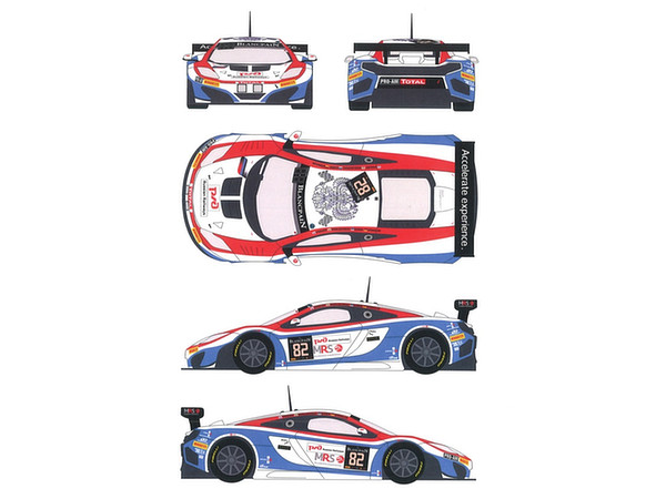 MP-4-12c GT3 GT ロシアンチーム カーNo.82 2014 スパ24h (フジミ用)