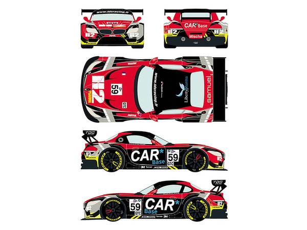 1/24 BMW Z4 GT3 カーNo.59 ヨーロピアン ル・マン・シリーズ 2015