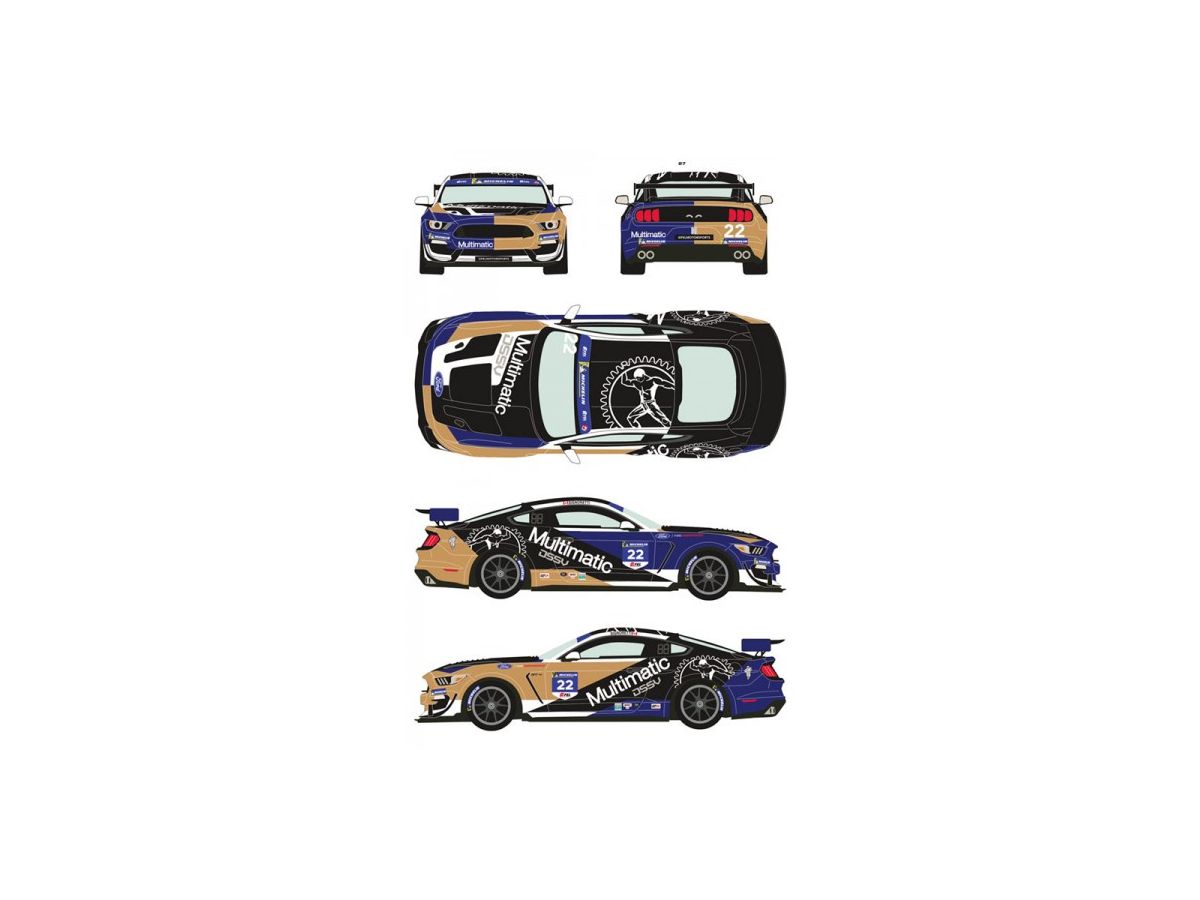 1/24 フォードマスタングGT4 #22 スポーツカー選手権カナダ -モスポート2021 (タミヤ用)