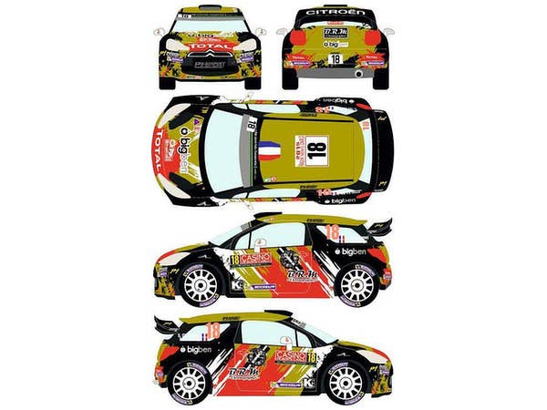 1/24 シトロエン DS3 WRC モンテカルロラリー #18 (エレール用) | HLJ 