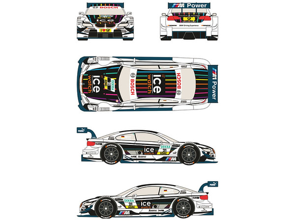 1/24 BMW M3 DTM カーNo.21 "ICE WATCH" 2013 (レベル用)