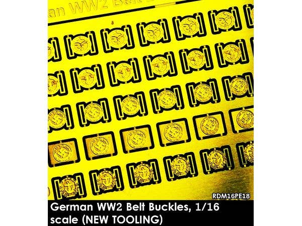 1/16 WWII ドイツ ベルトバックルセット(国防軍/武装親衛隊/警察/国家労働奉仕団/突撃隊/海軍/空軍など用)
