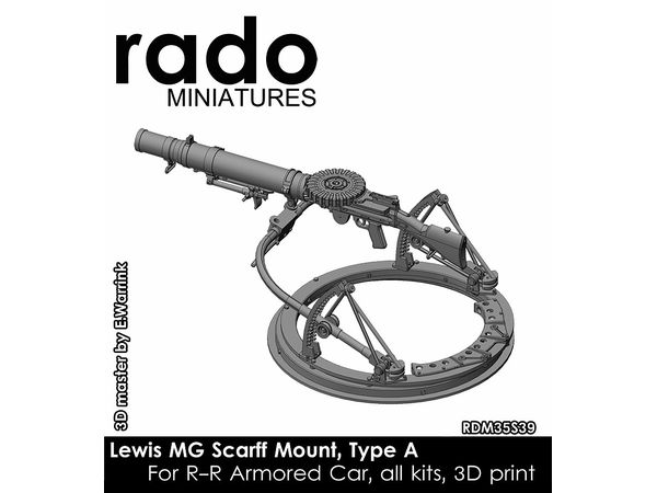 1/35 WWII イギリス ルイス機関銃 w/ スカーフマウント タイプA
