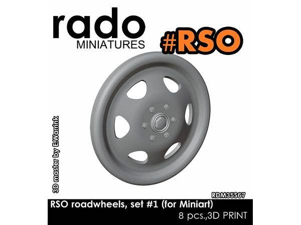 1/35 WWII ドイツ RSO 転輪セット#1(ミニアート用)