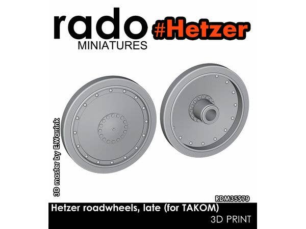 1/35 WWII ドイツ ヘッツァー駆逐戦車後期型 転輪セット (タコム2172 / 2180用)