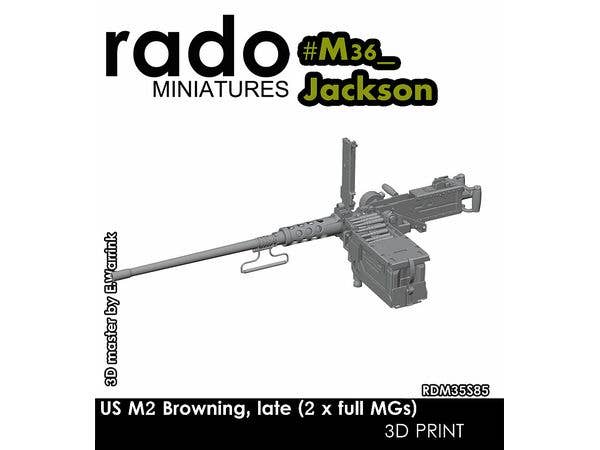 1/35 WWII アメリカ駆逐戦車 ブローニング.50口径機関銃セット (2個入)